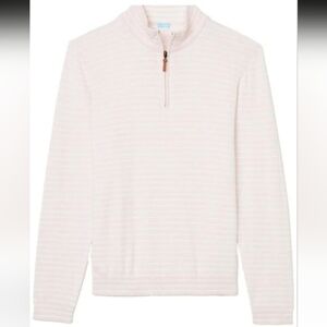 J McLaughlin Mens Cashmere Blend Sweater Pink Stripe